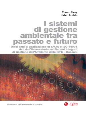 cover image of I sistemi di gestione ambientale tra passato e futuro